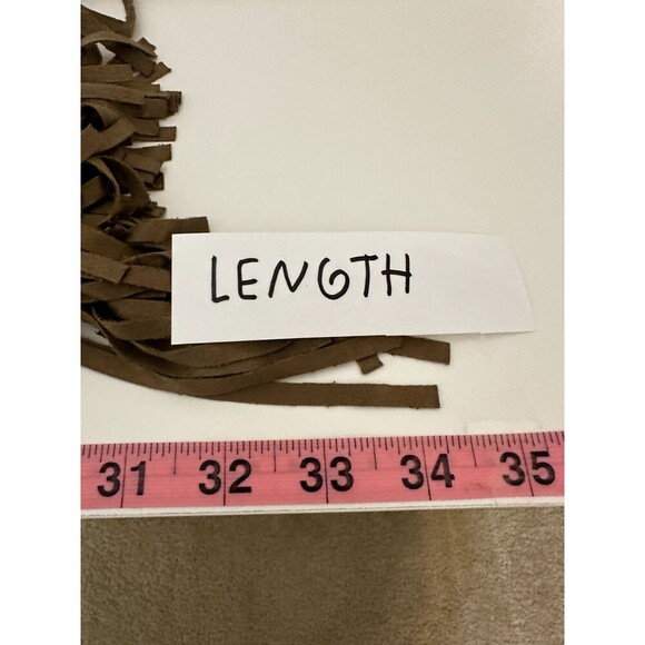 Ana Womans Fringe Vest Size XL Western Festival Beachy Boho Y2K Equestrian - Picture 5 of 12